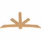 Ekena Millwork Alberta Smooth Timber Gable Bracket, Western Red Cedar, 72"W x 42"H x 1 1/2"D x 5 1/2"F, 14/12 Pitch GBW072X42X0206ALB00SWR - alternate 5